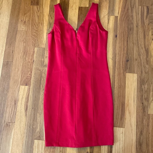 Signature8 Women’s Red V-Neck Dress Size M - Picture 1 of 6